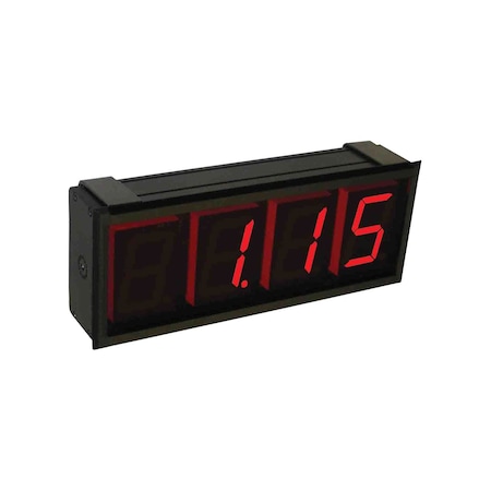Dwyer Instruments Extra large digital panel meter, red LED segment display, with 90 to 250 VAC supply power. DPMX-3